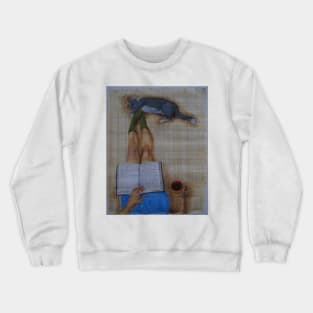 Time spent with cats is never wasted Crewneck Sweatshirt